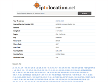 Tablet Screenshot of iptolocation.net
